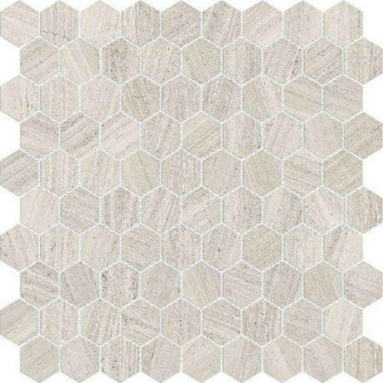 Polished 1" Passion Hex Mosaic | Gramercy Kitchen and Bath