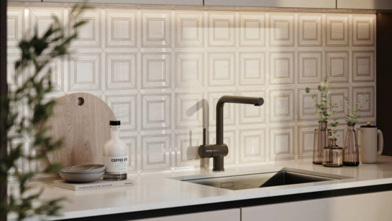Polished Devotion Piazza Mosaic | Gramercy Kitchen and Bath