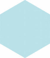 Ronda 5.5X6.3” Aqua Hexagon | Gramercy Kitchen and Bath