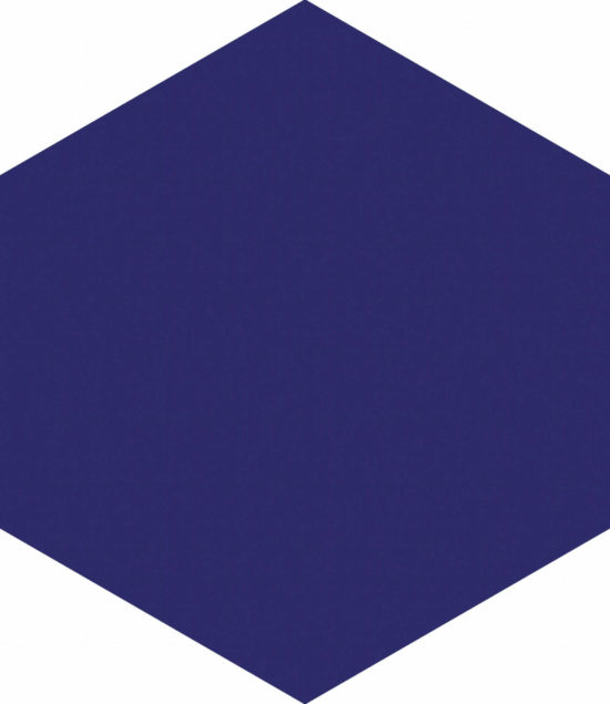 Ronda 5.5X6.3” Cobalt Hexagon | Gramercy Kitchen and Bath