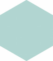Ronda 5.5X6.3” Mint Hexagon | Gramercy Kitchen and Bath