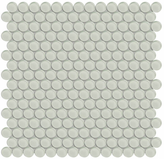 Sand Penny Round Mosaic