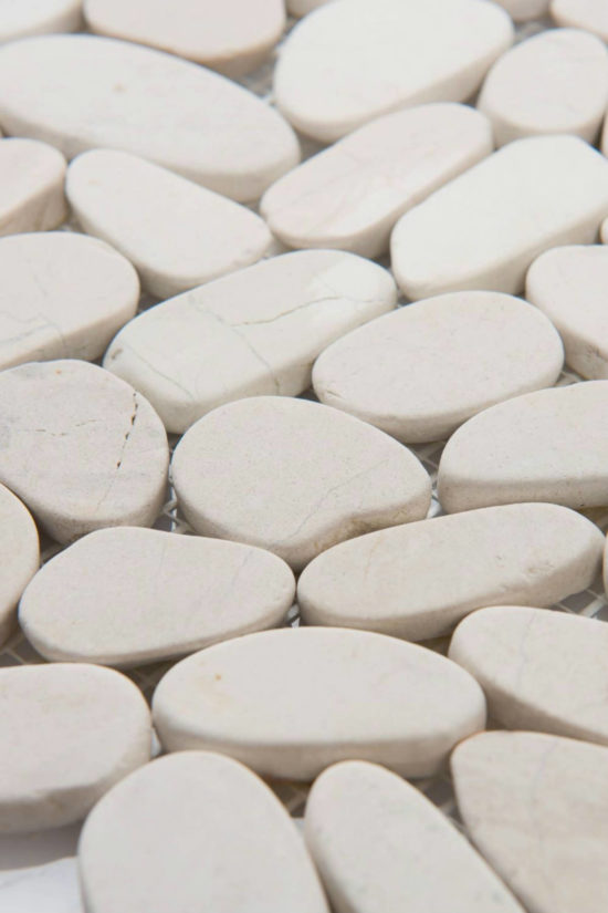 Serenity Ivory Flat Pebble | Gramercy Kitchen and Bath