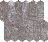 Sereno Burgundy 2x6 Picket Mosaic | Gramercy Kitchen and Bath