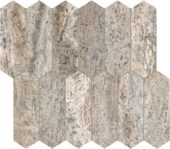 Silver Ash 2x6 Picket Mosaic | Gramercy Kitchen and Bath