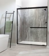 Smoky Sky Shower Wall Kit 36x36x78 | Gramercy Kitchen and Bath
