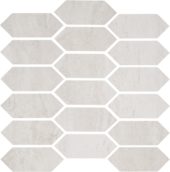 Soul Ivory Picket Mosaic | Gramercy Kitchen and Bath