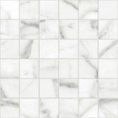 Statuario Venezia Honed 2X2 Mosaic | Gramercy Kitchen and Bath