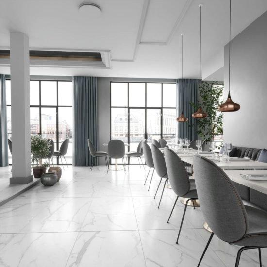 Statuario Venezia Polished 12X24 | Gramercy Kitchen and Bath