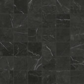 Tivoli Nero Honed 2X2 Mosaic | Gramercy Kitchen and Bath