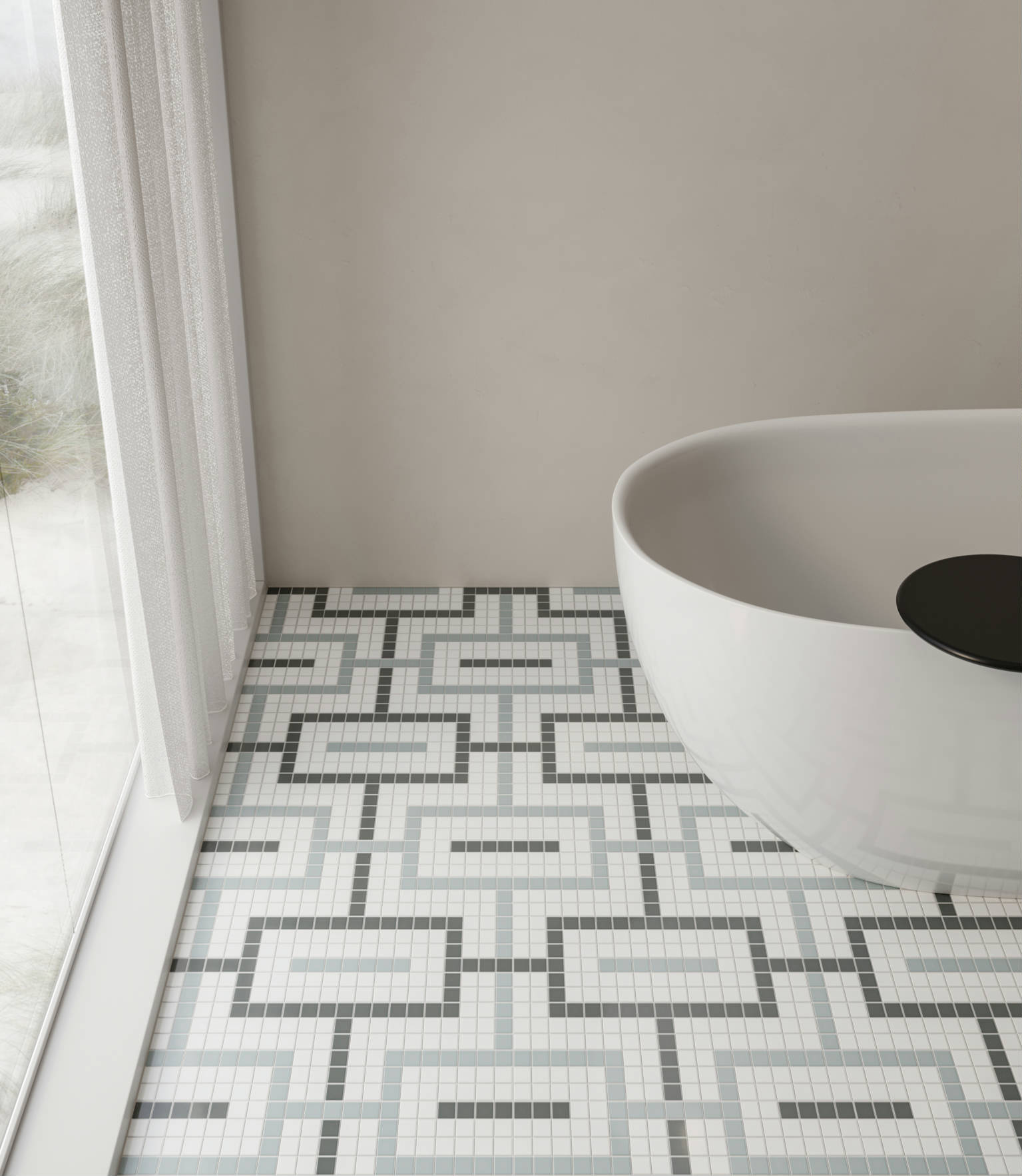 Traditions Dawn Chain Mosaic 4 | Gramercy Kitchen and Bath