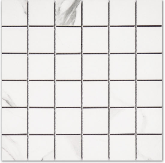 Treasure Statuario 2x2 Polished Mosaic | Gramercy Kitchen and Bath