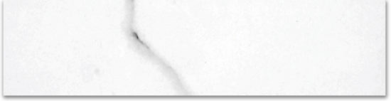 Treasure Statuario 3x12 Polished Bullnose | Gramercy Kitchen and Bath