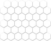 Treasure Ultimate Dolomite 2x2 Carved Hexagon Mosaic | Gramercy Kitchen and Bath