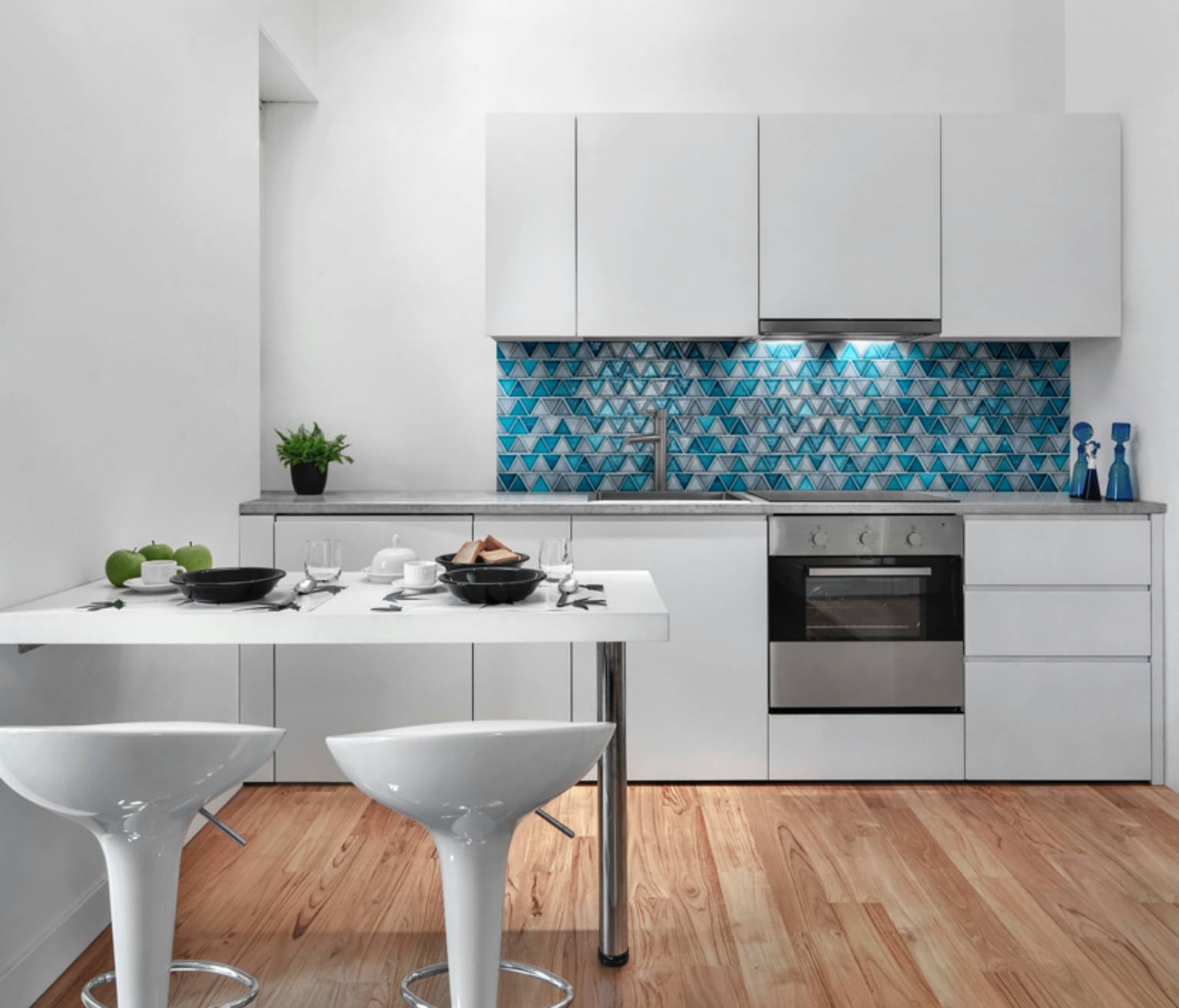Triangular Glazed Ceramic | Gramercy Kitchen and Bath