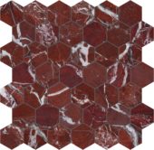 Tuscano Rosso 2 Hexagon Mosaic | Gramercy Kitchen and Bath