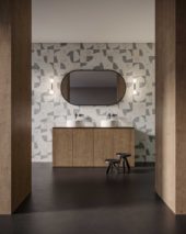 Utopio Eclypse Dove Mosaic | Gramercy Kitchen and Bath
