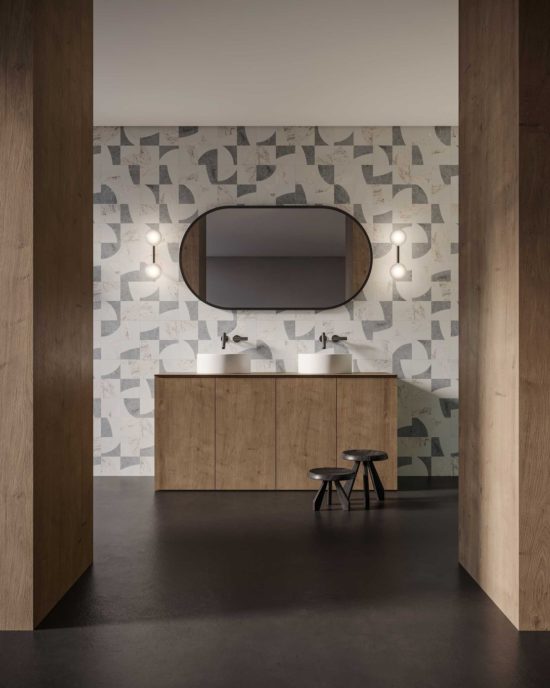 Utopio Eclypse Dove Mosaic | Gramercy Kitchen and Bath