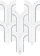 Utopio Florence Dove Stone Mosaic | Gramercy Kitchen and Bath