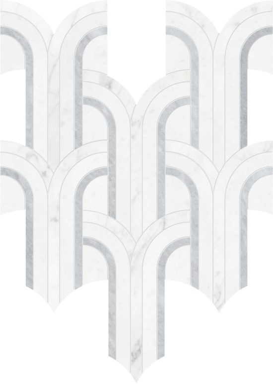 Utopio Florence Dove Stone Mosaic