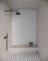 Utopio Stellar Burgundy Mosaic | Gramercy Kitchen and Bath