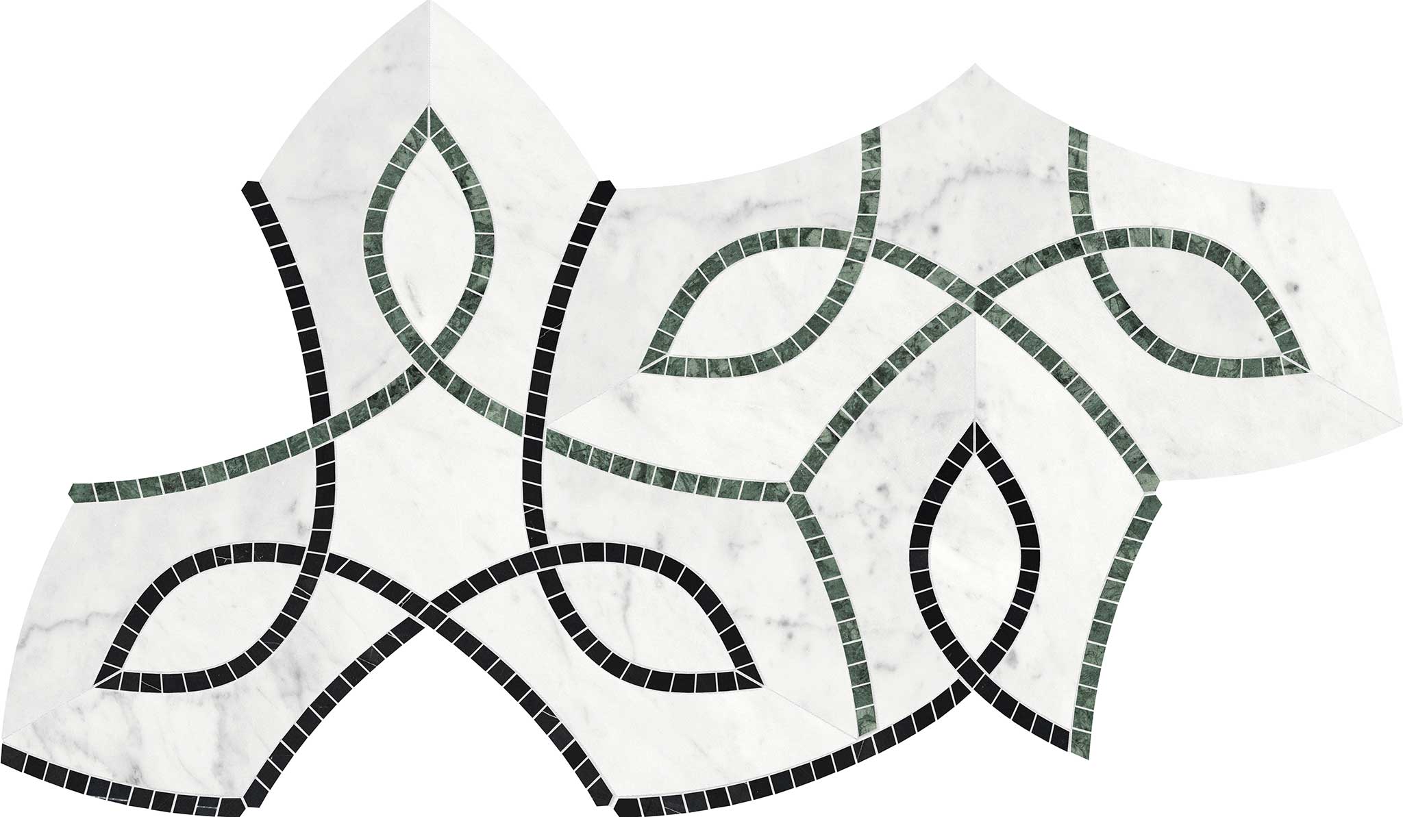 Utopio Vine Pine Mosaic | Gramercy Kitchen and Bath