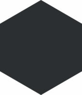 Vida 5.5X6.3” Black Hexagon | Gramercy Kitchen and Bath