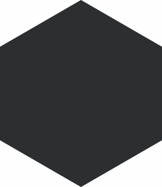 Vida 5.5X6.3” Black Hexagon | Gramercy Kitchen and Bath