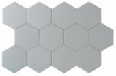 Vida 5.5X6.3” Pearl Hexagon | Gramercy Kitchen and Bath
