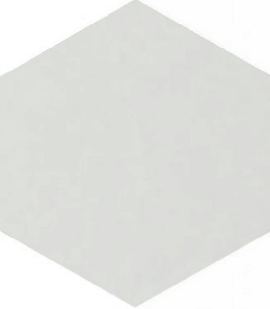 Vida 5.5X6.3” White Hexagon | Gramercy Kitchen and Bath