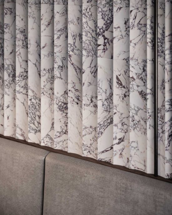 Viola Roccia 12x24 Curva | Gramercy Kitchen and Bath