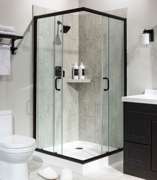 Wind Gust Shower Wall Kit 36x60x78 | Gramercy Kitchen and Bath