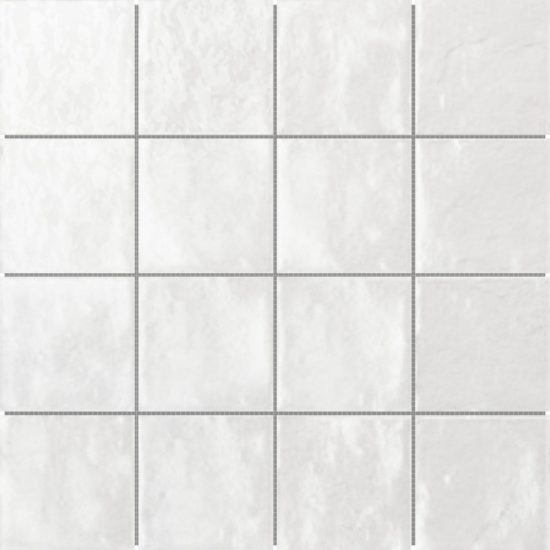 Zellige Glazed Ceramic White 3″x3″ Mosaic
