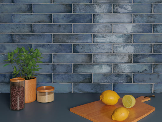 Aegean Blue 2X10W | Gramercy Kitchen and Bath