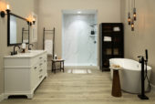 Carrara Marble Gloss Shower Wall Kit 36x60x94 | Gramercy Kitchen and Bath