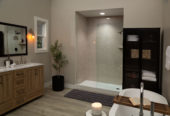 Drift Sand Gloss Shower Wall Kit 30x60x94 | Gramercy Kitchen and Bath