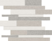 Fabrika Random Strip Mosaic Light Matte | Gramercy Kitchen and Bath