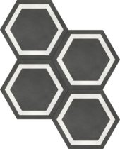 Form 7" Hexagon Frame Graphite | Gramercy Kitchen and Bath