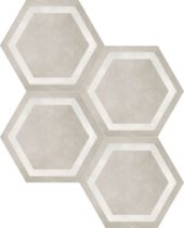 Form 7" Hexagon Frame Sand | Gramercy Kitchen and Bath