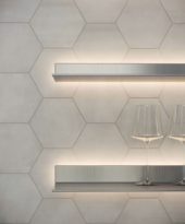Form 7" Hexagon Ice | Gramercy Kitchen and Bath