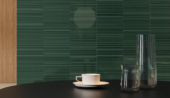 Geometra 3x12 Emerald Divide | Gramercy Kitchen and Bath