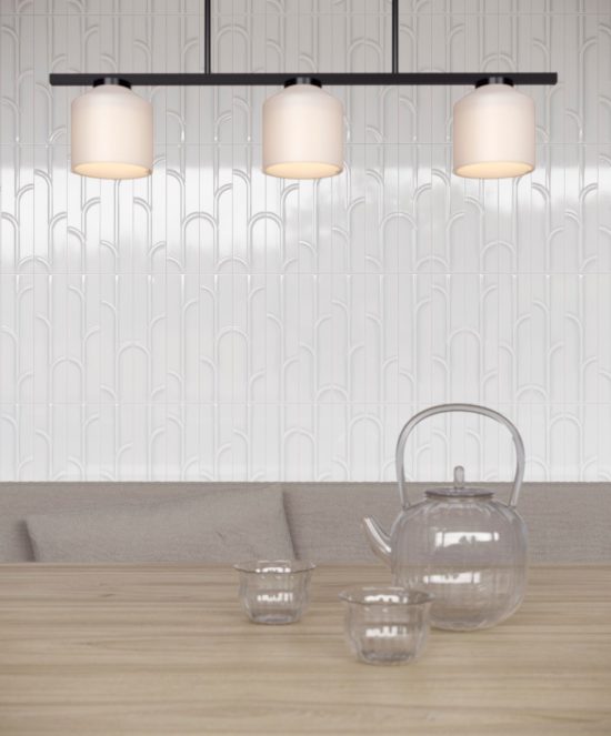 Geometra 3x12 Powder Ivy | Gramercy Kitchen and Bath