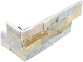 Ledger Stone 6x18 Beach Walk Assembled Corner | Gramercy Kitchen and Bath