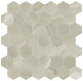 Lustra 2" Hex Onyx Sage Honed | Gramercy Kitchen and Bath