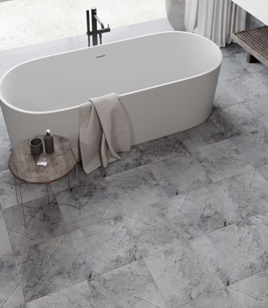 Malena 13x13 Carbon Matte | Gramercy Kitchen and Bath