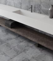 Malena 13x13 Carbon Matte | Gramercy Kitchen and Bath