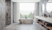 Malena 13x13 Carbon Matte | Gramercy Kitchen and Bath