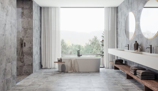 Malena 13x13 Carbon Matte | Gramercy Kitchen and Bath