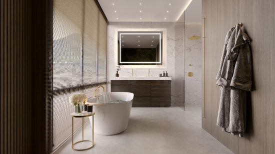 Mjork 32x32 Ash | Gramercy Kitchen and Bath
