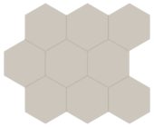 Monoforma 4" Hex Storm Silk | Gramercy Kitchen and Bath